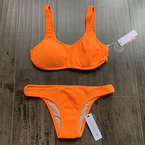 NWT Pilyq bikini top and bottom